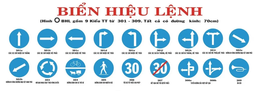 Học thêm biển báo tại website của Witrain